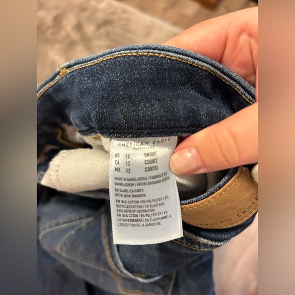 American Eagle Dark Wash Skinny Jeans - Picture 3 of 4